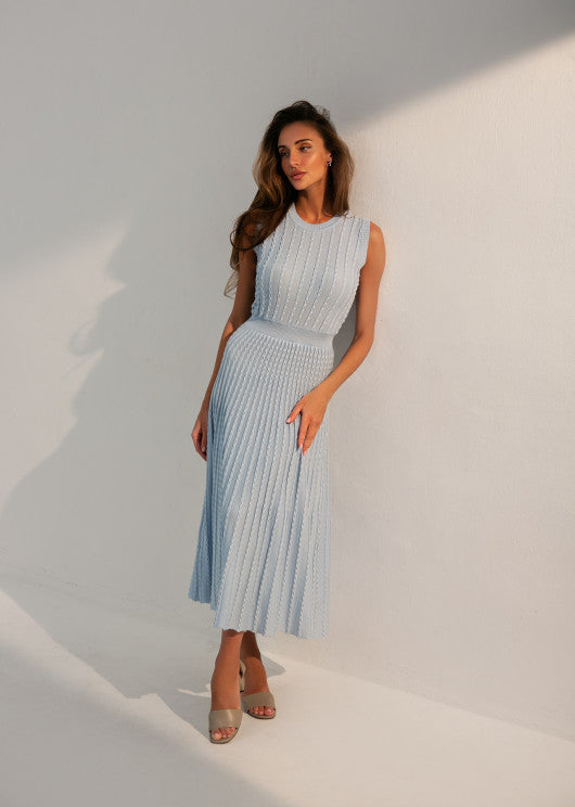 Cotton knit summer dress SARAH